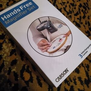 Magnify Lens With Light hangs on neck